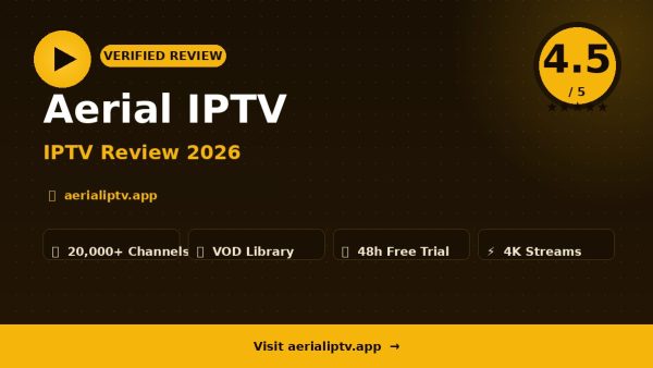 Aerial IPTV Review (2026): Is It Worth It?