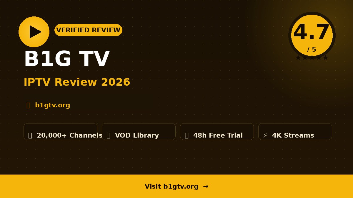 B1G TV Review 2026