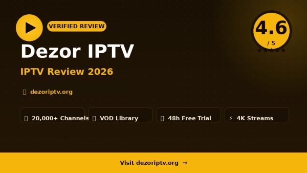 Dezor IPTV Review (2026): Is It Worth It?