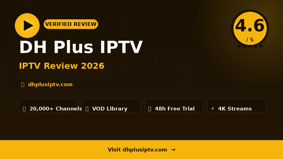 DH Plus IPTV Review 2026