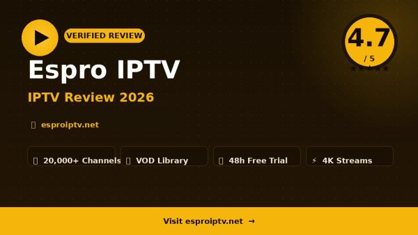 Espro IPTV Review (2026): Is It Worth It?