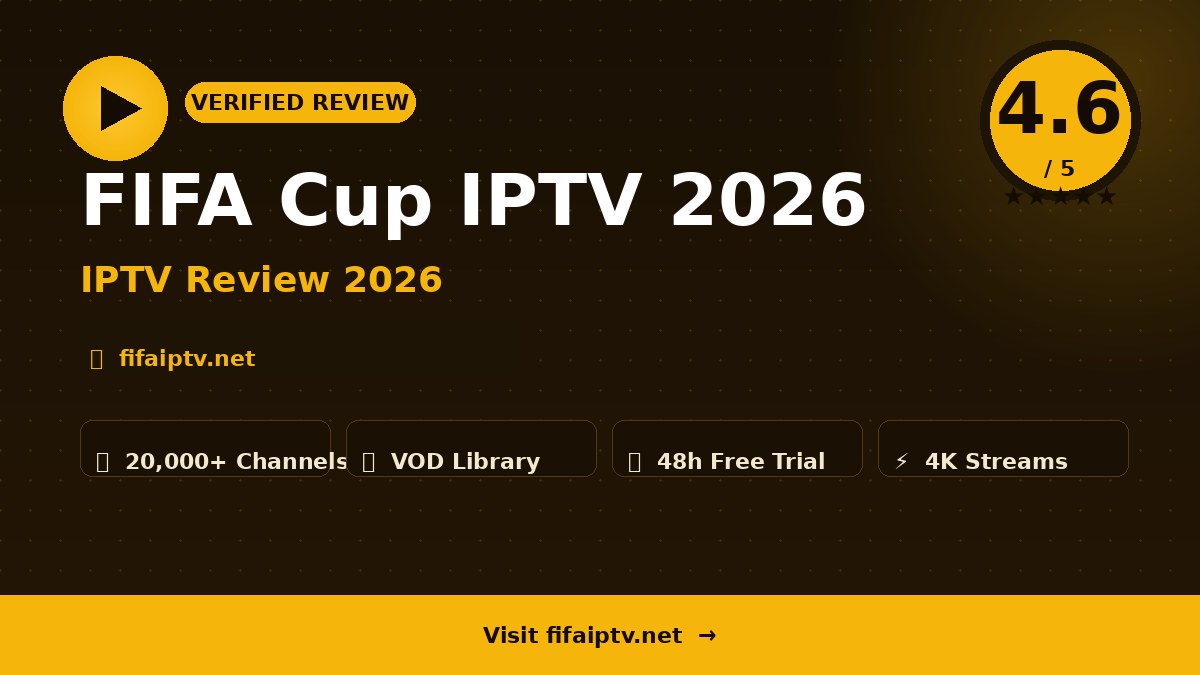 FIFA Cup IPTV 2026 Review 2026