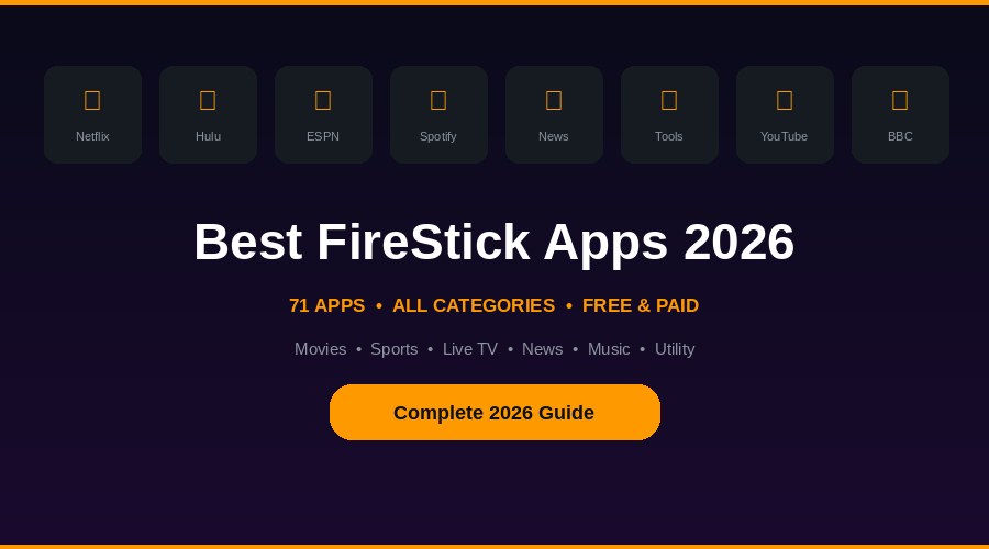 Best FireStick apps for watching free movies 2026