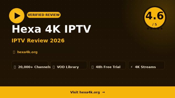 Hexa 4K IPTV Review (2026): Is It Worth It?
