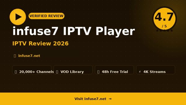 infuse7 IPTV Player Review (2026): Is It Worth It?