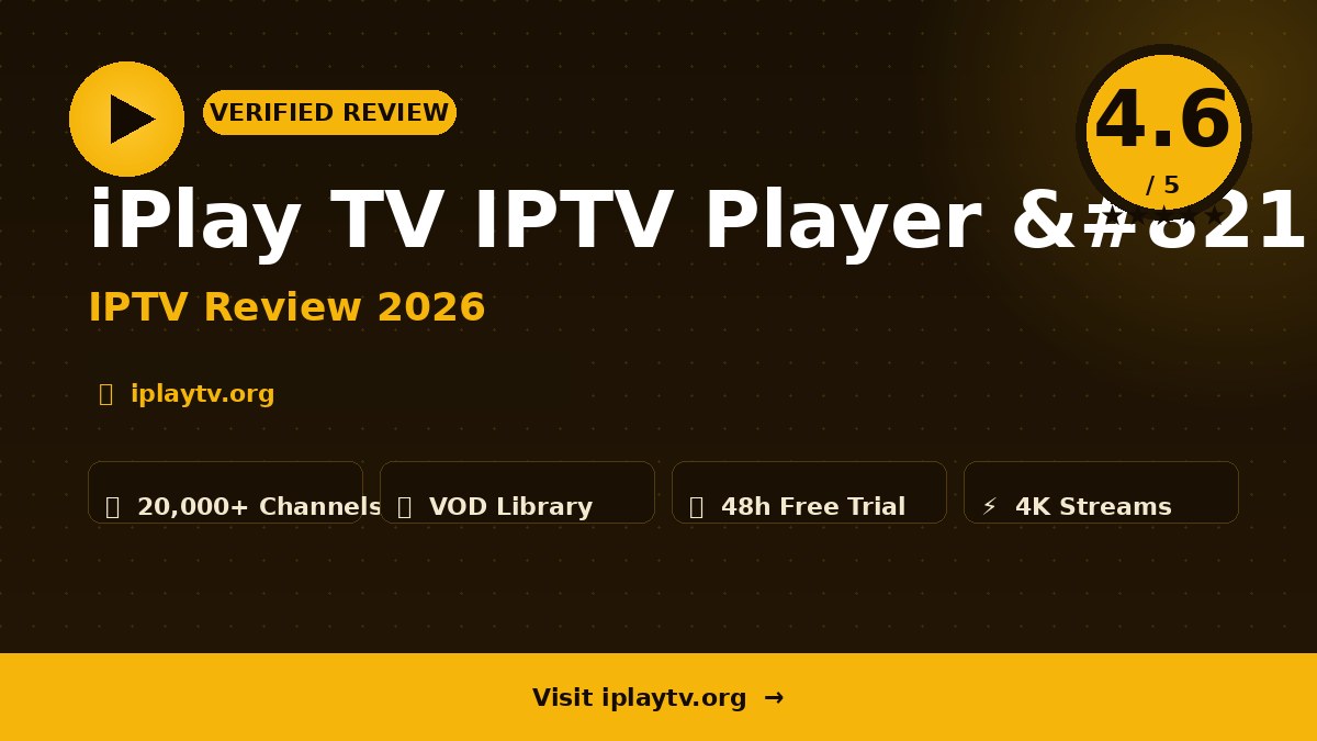 iPlay TV IPTV Player – iPlay TV IPTV Player Review 2026
