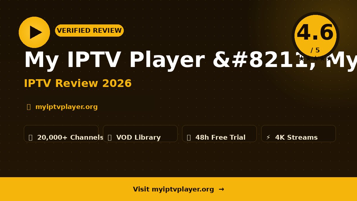 My IPTV Player – My IPTV Player Review 2026