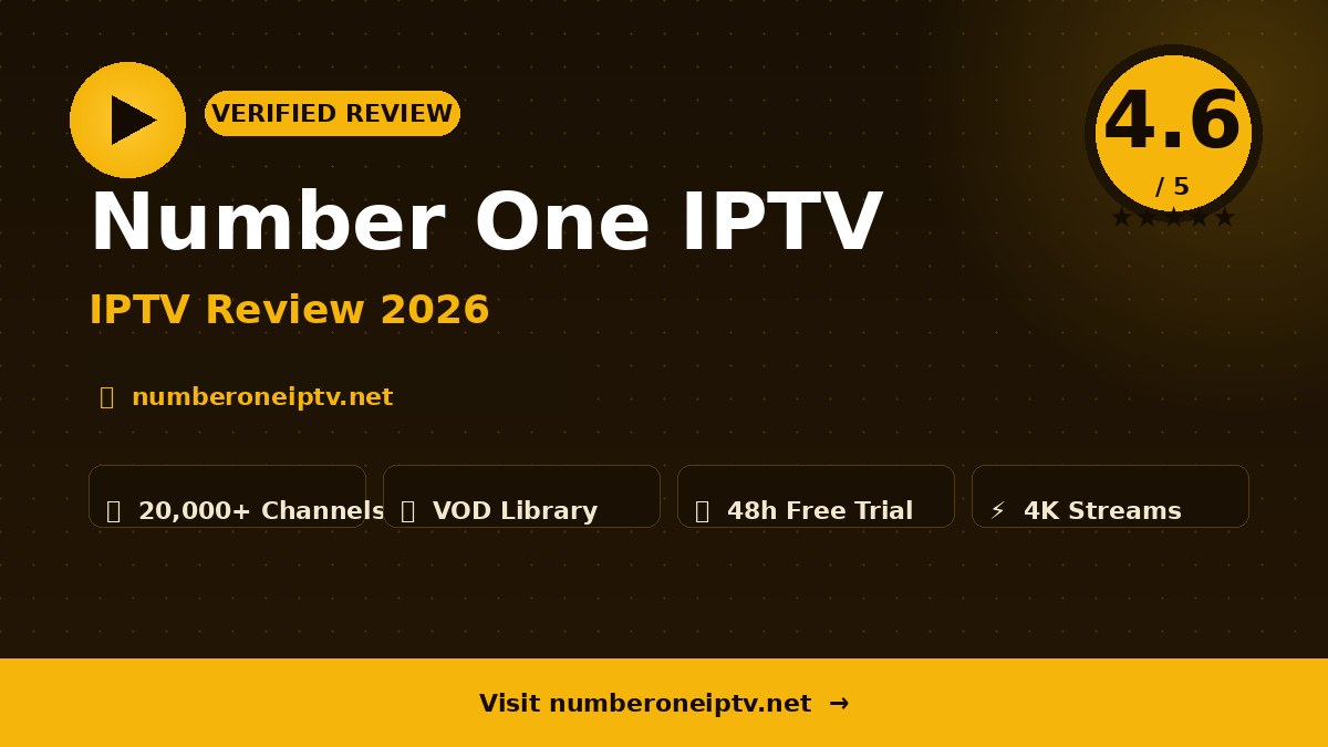 Number One IPTV Review 2026