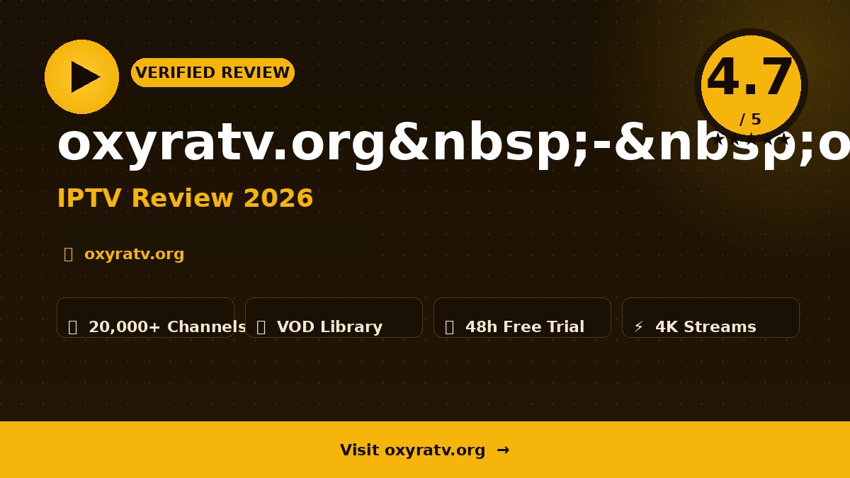oxyratv.org - oxyratv Resources and Information. Review 2026