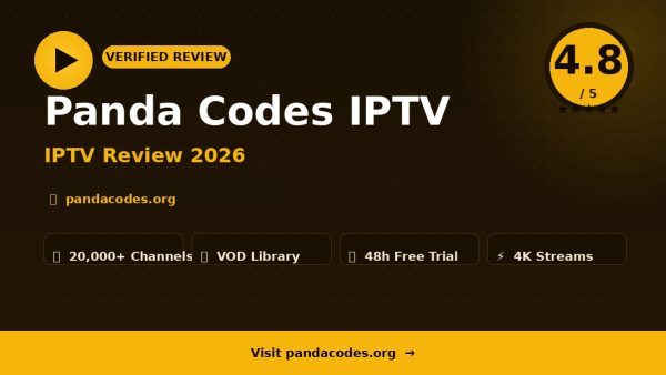 Panda Codes IPTV Review (2026): Is It Worth It?