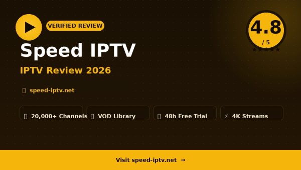 Speed IPTV Review (2026): Is It Worth It?
