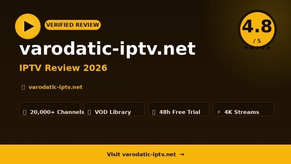 varodatic-iptv.net Review (2026): Is It Worth It?