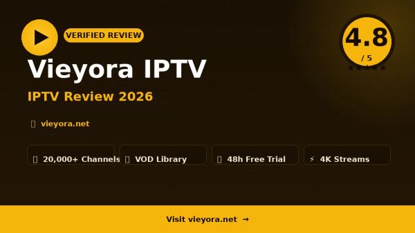 Vieyora IPTV Review (2026): Is It Worth It?