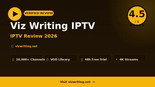 Viz Writing IPTV Review (2026): Is It Worth It?