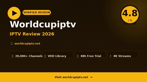 Worldcupiptv Review (2026): Is It Worth It?